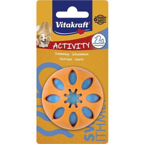 Vitakraft Lopta TPR sa zvukom, 8,5 cm, Narandžasto-plava Cijene