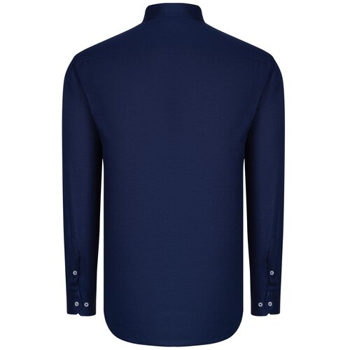 Dewberry DUAL SET G674 MENS SHIRT-NAVY BLUE-DENIM BLUE Cene