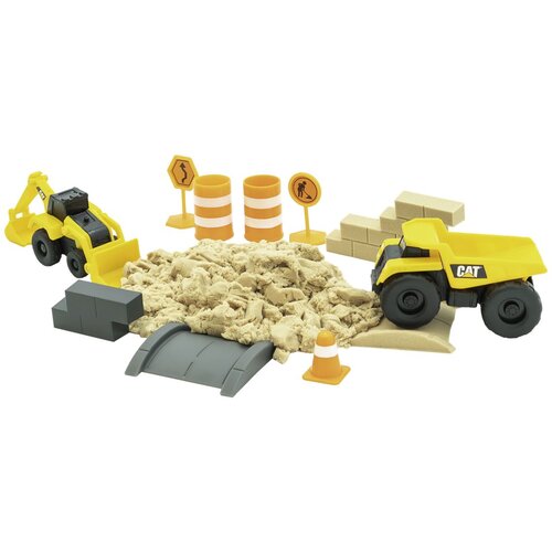 Funrise Cat set za igru ​​s dva građevinska stroja, 10 kom Slike