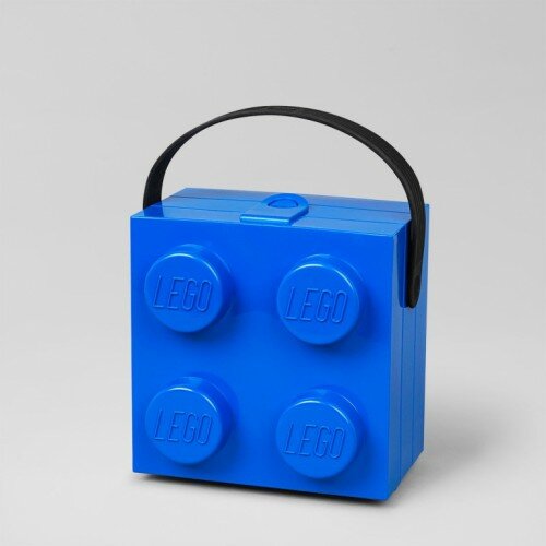 Lego kutija za užinu sa ručkom Plava Cene