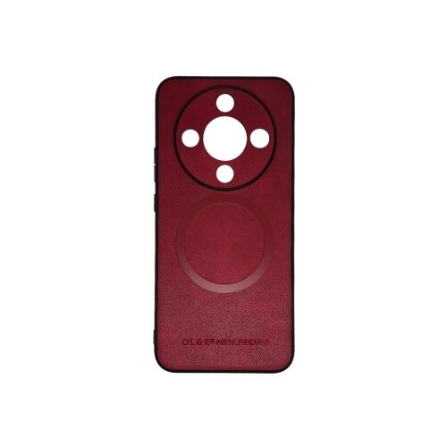  Silikonska futrola OLGE Magnetic New Feeing Honor Magic 8 Lite CRVENA Slike