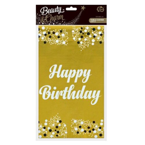  Beauty&Charm: Prt s napisom Happy Birthday - 137 x 183 cm Cene