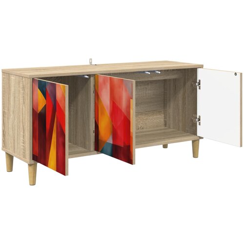  ormar HEESCH 102 x 33 x 50 cm Sonoma Konstruirano drvo Slike