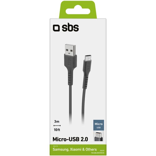 Sbs micro USB kabel TECABLEMICRO3K Slike