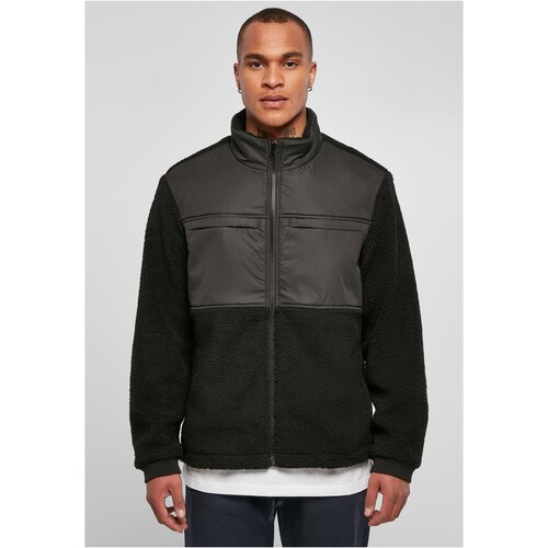 UC Men Patched Sherpa Jacket black Slike