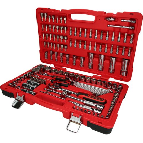 Ks Tools Komplet natičnih ključev 1/4'' + 1/2'' CHROMEplus, 151 kosov, Flank Traction Cene