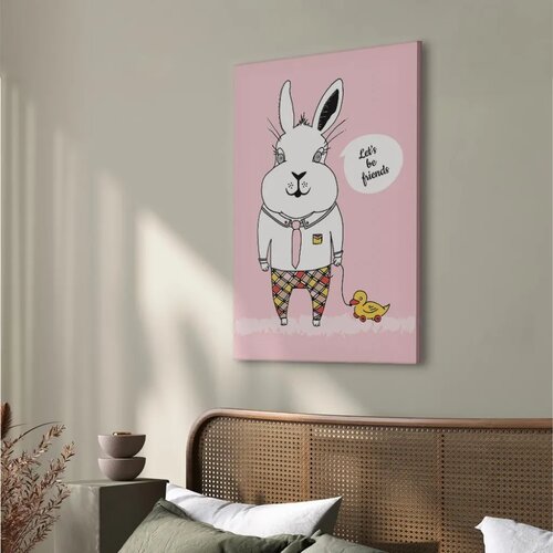  Slika - Rabbit\&amp;#039;s Friend (1 Part) Vertical 40x60 Akustična Slike