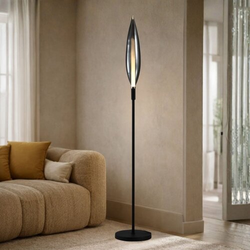  Stojeća lampa NORDIC 1xG9/5W/230V crni hrom Slike