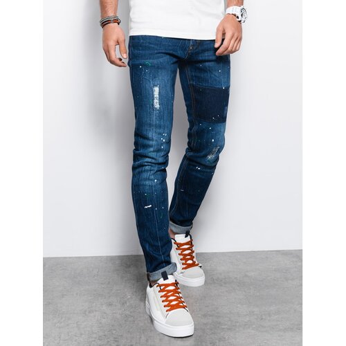 Ombre Men&amp;#039;s jeans SKINNY FIT Slike