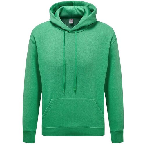 Fruit Of The Loom Zielona bluza męska z kapturem Hooded Sweat Slike