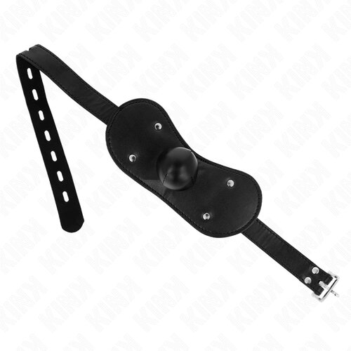 Kink Ball Gag Mouth Mask Black Slike