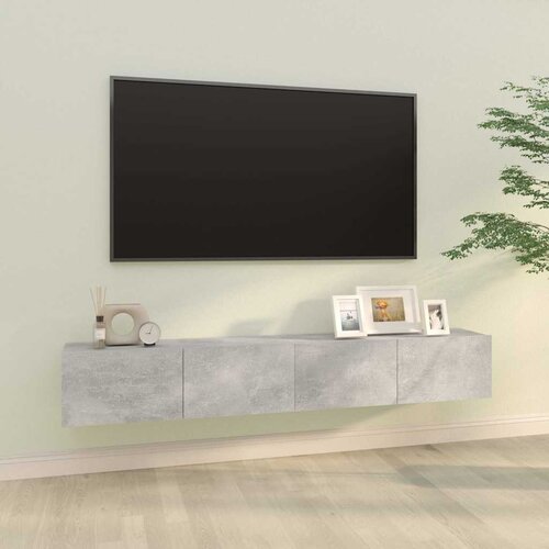  Zidni TV ormarići 2 kom sivi 100 x 30 x 30 cm konstruirano drvo Cene