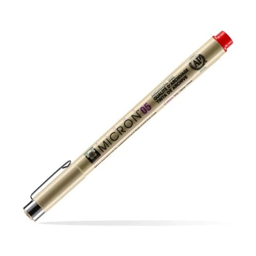 Royal Talens pigma micron 05 liner red 0.45mm ( 672051 ) Slike