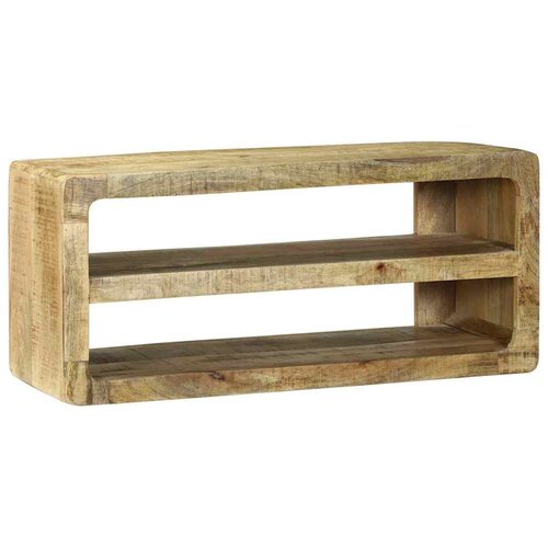 TV ormar s policom Smeđa 80 x 32 x 36 cm Čvrsto drvo manga Cijene