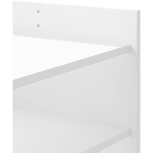  Stolić za kavu bijeli 80 x 50 x 50 cm od konstruiranog drva Slike