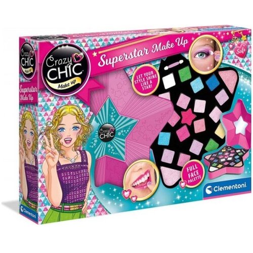 Clementoni CRAZY CHIC IGRACKA - SET ZA ULEPSAVANJE - SENKE ZA OCI, 6+ Cene
