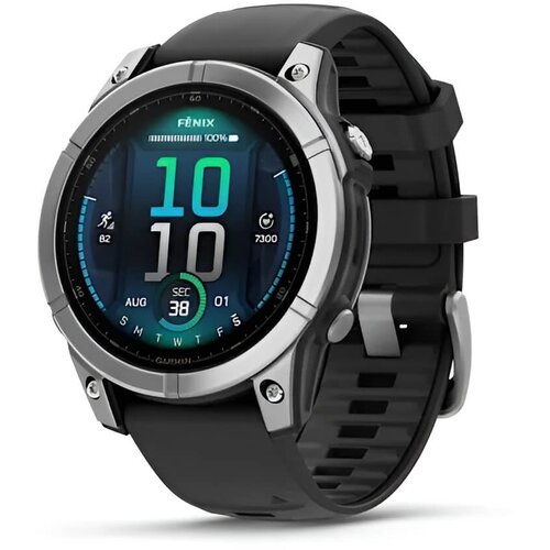 Garmin Fenix E 47 mm Stainless steel Black Pametni sat Cene