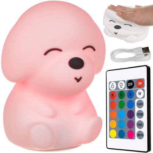 Malatec LED RGB akumulatorska mehka silikonska lučka touch 1200mAh USB kuža, (20397046) Cene