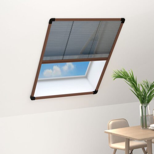  Zaslon protiv insekata za prozore aluminijski smeđi 60 x 80 cm Cijene