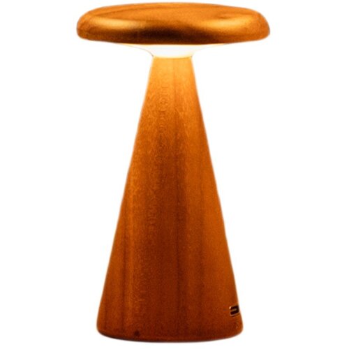 Gingko LED namizna svetilka v naravni barvi z lesenim senčilom (višina 14 cm) Sylva – Cene