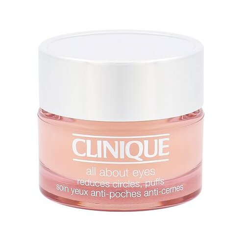 Clinique all about eyes krema za oči proti oteklinam in temnim kolobarjem 15 ml za ženske Cene