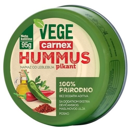 Carnex Hummus Vege pikant 95g Cene