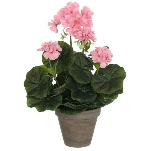  Umjetna biljka Pelargonija u tegli (Visina: 34 cm, Roze boje, Plastika) Slike