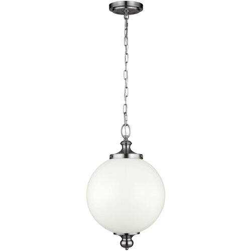Elstead Lighting Elstead Parkman 1 velika stropna viseča svetilka s kroglo, polirani nikelj, E27, (22097866) Cene