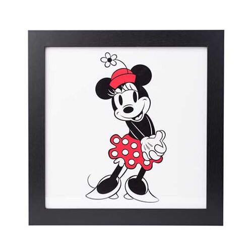 Grupo Erik Editores S. L. Mickey & Minnie - Uramljena reprodukcija - Disne, Mickey Classic, 30x30 cm Cene
