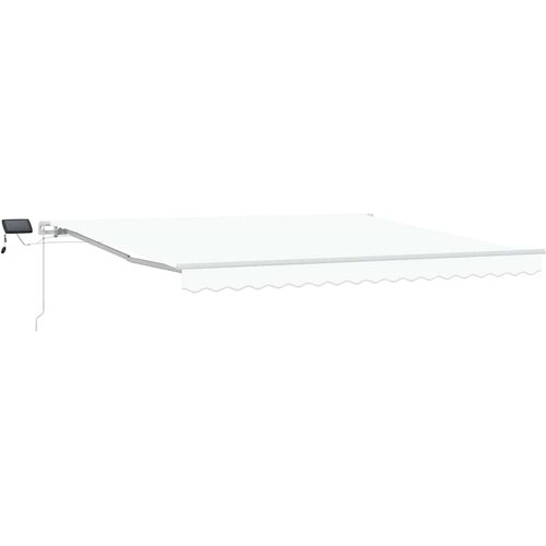  Povlačivi tende Bijela 400 &amp;times; 300 cm Tkanina i Aluminij Slike