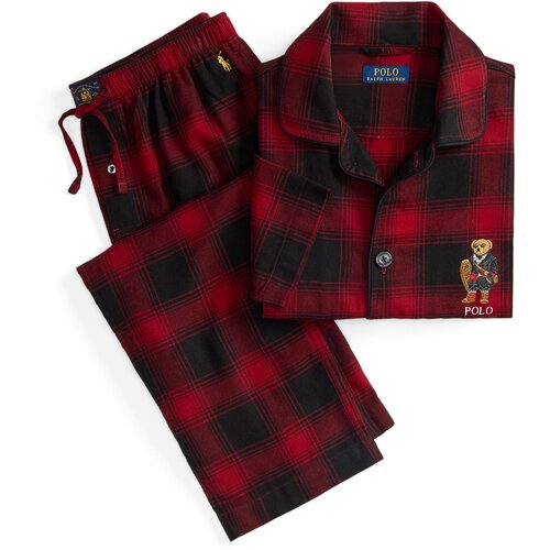 Polo Ralph Lauren Duga pidžama crvena / crna Cene