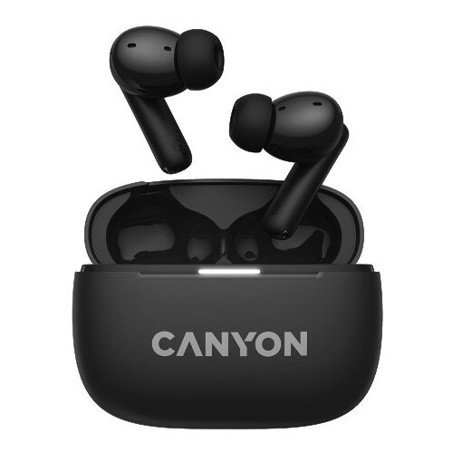Canyon bt8922f ongo tws-10 anc+enc, bluetooth headset, microphone, bt v5.3 ( CNS-TWS10B ) Cene