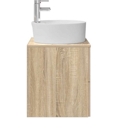  Umivaonik s policom Hrast sonoma 49,5 x 44,5 x 65 cm Slike