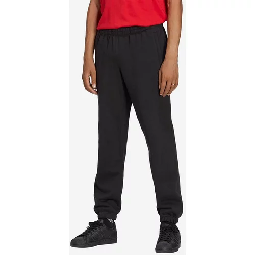 Adidas Bombažen spodnji del trenirke Premium Essentials Pants črna barva