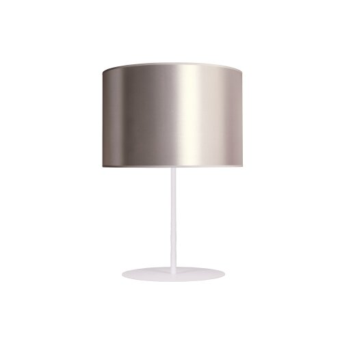  Duolla - Stona lampa CANNES 1xE14/15W/230V prečnik 20 cm srebrna/bela Slike