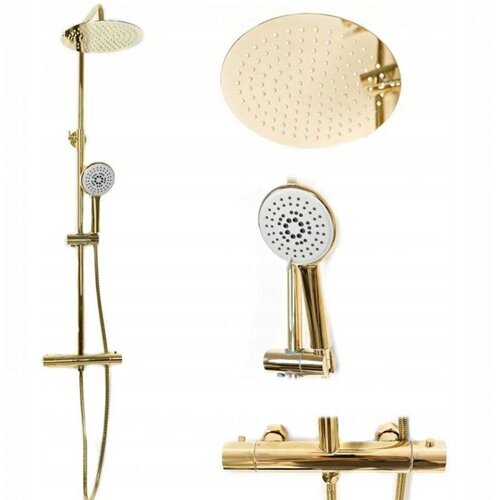 REA Bath VINCENT Termostatski set za prhanje zlati Cene