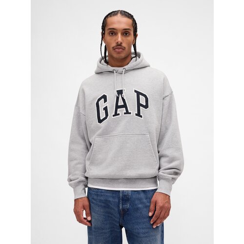 GAP Oversize Sweatshirt with Extra Heavyweight Unisex Logo - Men's Cene