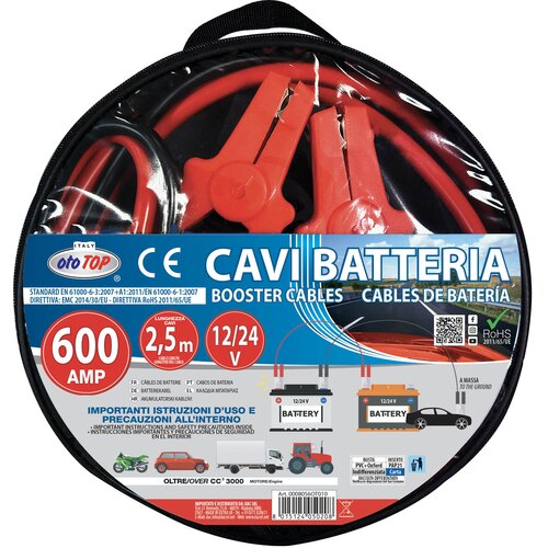 OTOTOP dac kabli za vžig 600AMP 2,5MT Slike