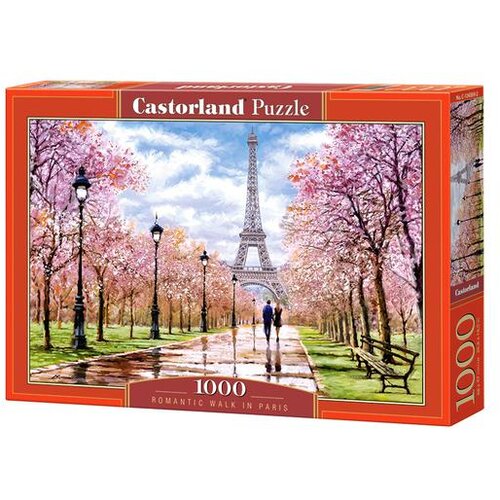 Puzzle 1000 C-104369 ROMANTIČNA &amp;Scaron;ETNJA PARIZOM Slike