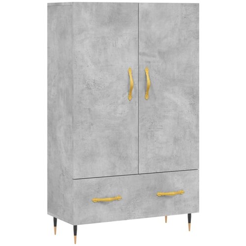 Maison Chic Visoka omara - Komoda - Predalnik betonsko siva 69,5x31x115 cm inženirski les, (21721173) Cene