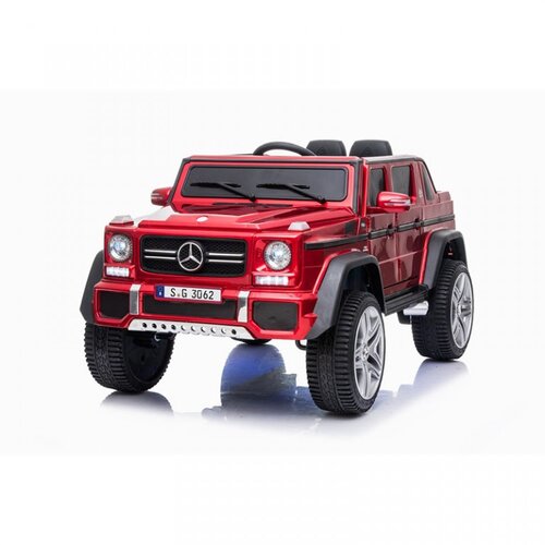 Olimp Sport Dečiji auto na akumulator sa kožnim sedištima i mekim gumama Mercedes MAYBAH G650 -Crveni Cene