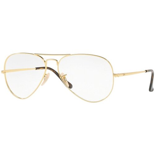 Ray-ban Aviator Optics RX6489 2500 L (58) Zlata/Kristalna Slike