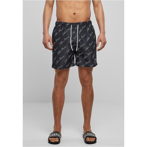 UC Men Pattern Swim Shorts blackscriptlogo Slike