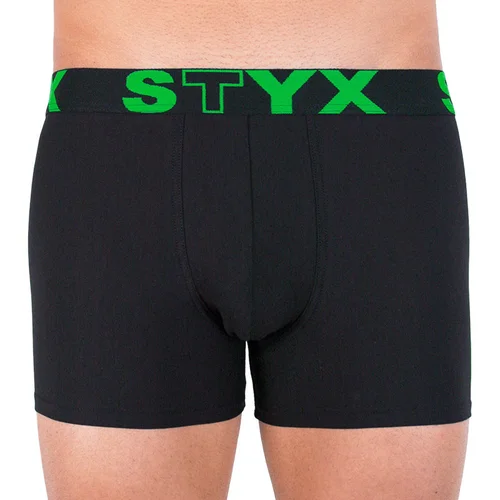 STYX Men's boxers long sports rubber black