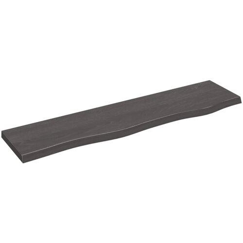 vidaXL Zidna polica tamnosiva 80x20x2 cm od obrađene hrastovine Cene