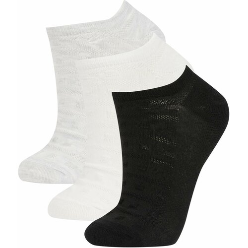 Defacto Women 3 Pack Cotton Sneaker Socks Cene