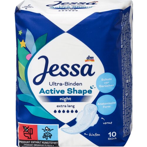 Jessa ultra higijenski noćni ulošci - ekstra dugi 10 kom Cene