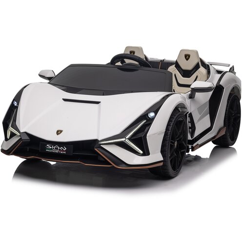  Licencirani auto na akumumulator Lamborghini SIAN 4x100W - dvosjed - bijeli Cijene