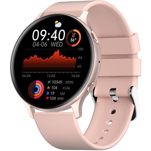 INF Pametna ura: Bluetooth klici in spremljanje zdravja Pink, (22148886) Cene