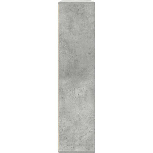  Regal za knjige boja betona 89x24x101,5 cm konstruirano drvo Slike